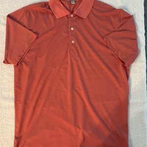 Peter Millar Orange Polo Shirt Classic Style